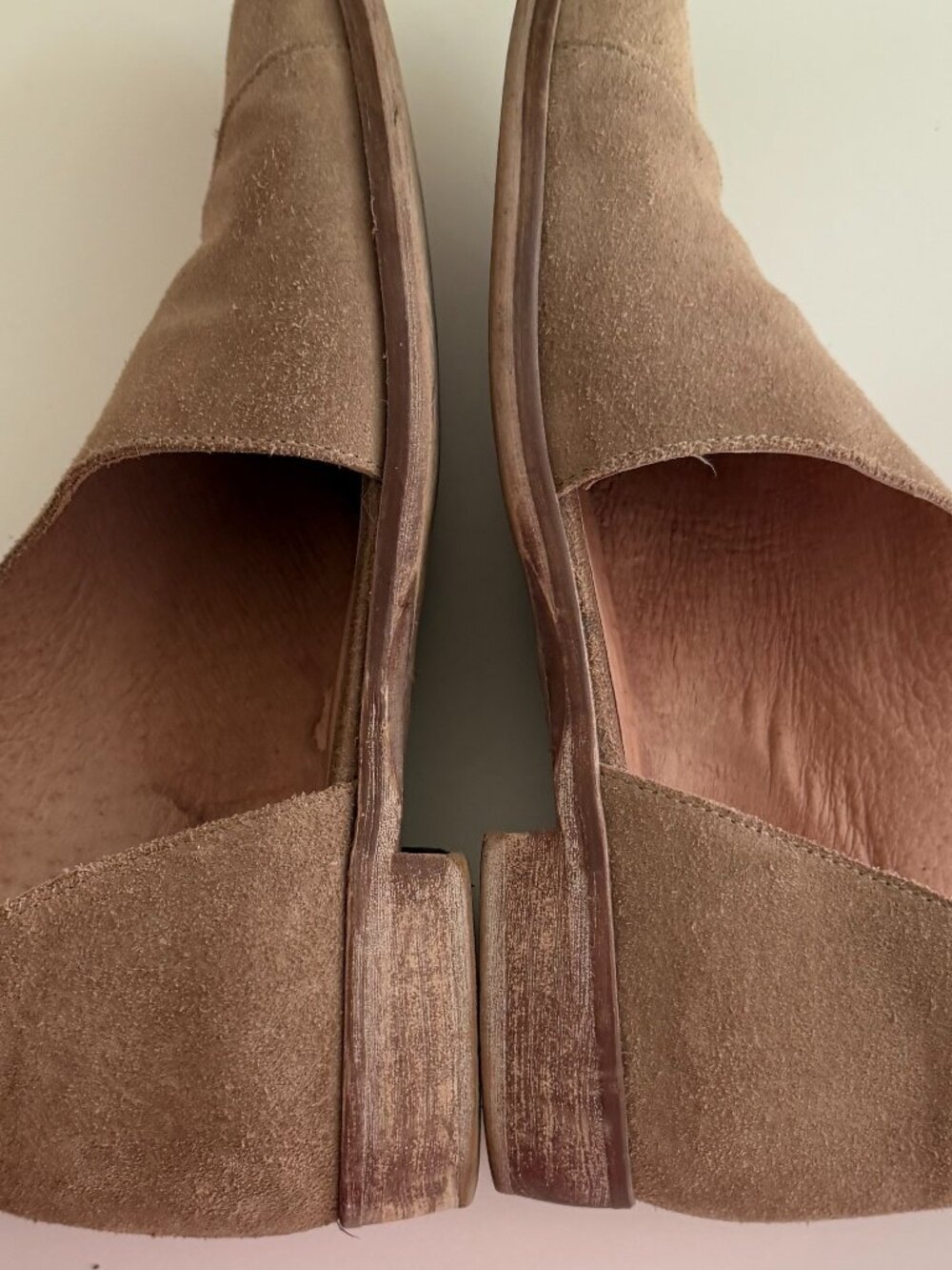 Free People Beige Suede Shoes Sz 8.5 - Picture 6 of 7